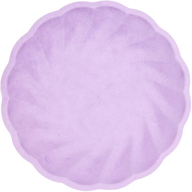 6 Plates Vert Decor Round Purple 22.9 cm