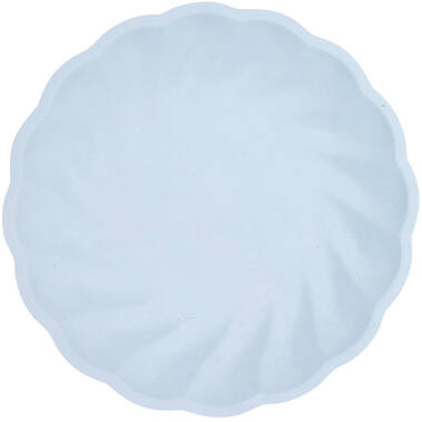 6 Plates Vert Decor Round Blue 18.8 cm