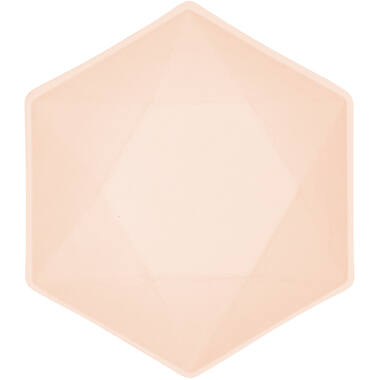 6 Bowls Vert Decor Hexagonal Apricot 15.8 x 13.7 cm