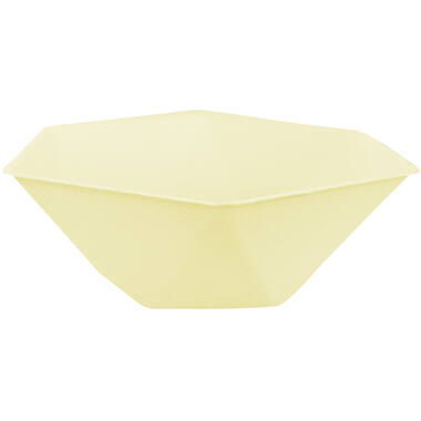 6 Bowls Vert Decor Hexagonal Yellow 15.8 x 13.7 cm