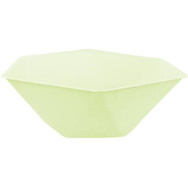 6 Bowls Vert Decor Hexagonal Green 15.8 x 13.7 cm