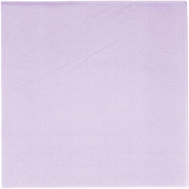 20 Napkins Vert Decor 3-ply Purple 33 x 33 cm