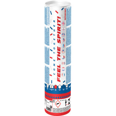 Confetti Cannon paper rectangular red/white/blue