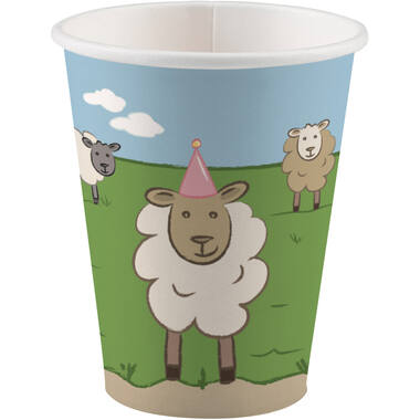 8 Cups Farm PartyPaper 250 ml