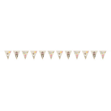 Flag Banner Farm Party Paper 480 cm