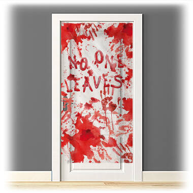 Door Decoration No One Leaves Plastic 165.1 x 85 cm