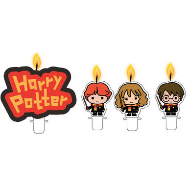 4 Pick Candles Harry Potter Wax / Plastic