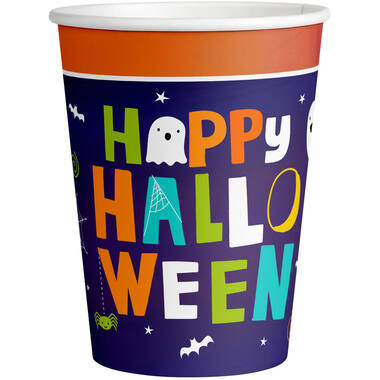 8 Cups Hallo-ween Friends Paper 250 ml