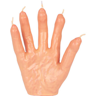 Candle Hand-Shaped With Blood Effect 16 cm