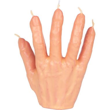Candle Hand-Shaped With Blood Effect 16 cm