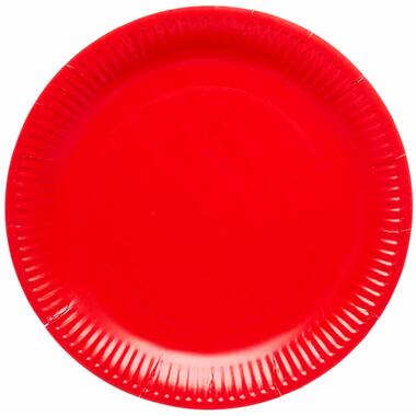 8 Plates Fiesta Round Paper 23cm