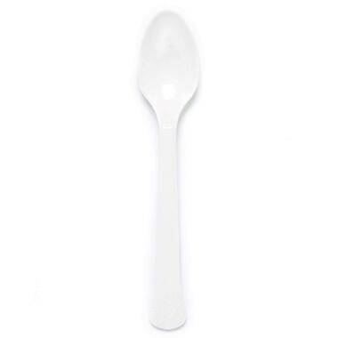 Spoons Plastic Coconut 24 Pieces