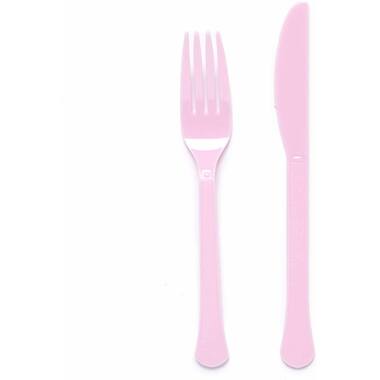 Cutlery Plastic Marshmallow 24 Pieces