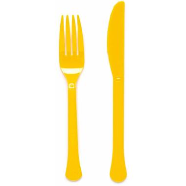 Cutlery Plastic Buttercup 24 Pieces