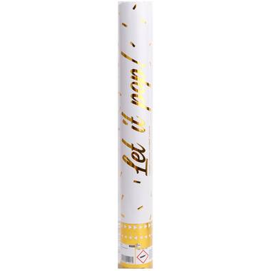 Confetti Cannon Gold Rectangular Foil 40 cm