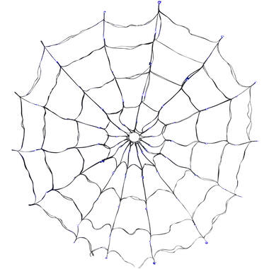 LED String of Lights SpiderwebOutdoor, 1,20 m x 1,20 m