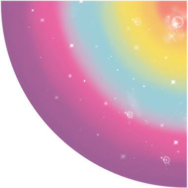 12 Napkins Unicorn Dreams round