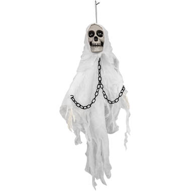 Animatronic Hanging Mini Ghoul White 60 cm x 9 cm x 80 cm