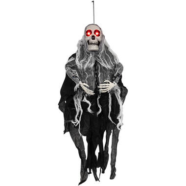 Animatronic Hanging Mini Ghoul Black 60 cm x 9 cm x 80 cm