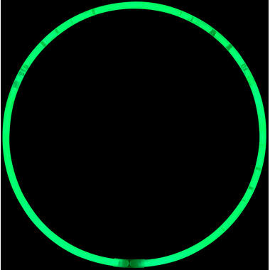 Glow Necklace Green Plastic 56 cm