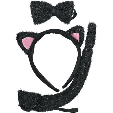 Costume Accessory Set Cat Child 3 Pieces