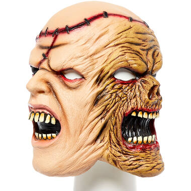 Latex Mask with 2 faces