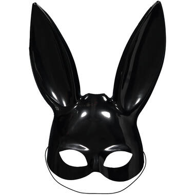 Half Mask Bunny Black One size