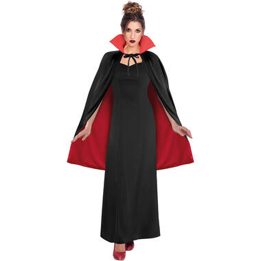 Costume Accessory Reversible Cape With Collar One size