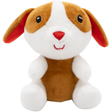 2-in-1 plush toy balloon weight dog with hook, 11cm, 90g