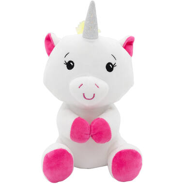 2-in-1 plush toy balloon weight unicorn with loop, 21cm, 170g