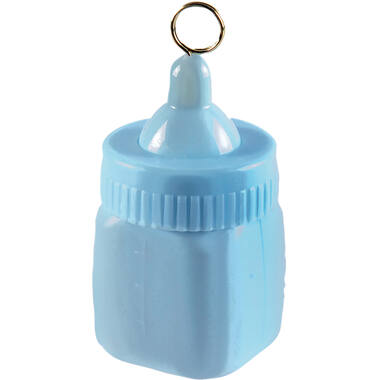Balloon Weight Baby Bottle Blue 80 g/2,8 oz