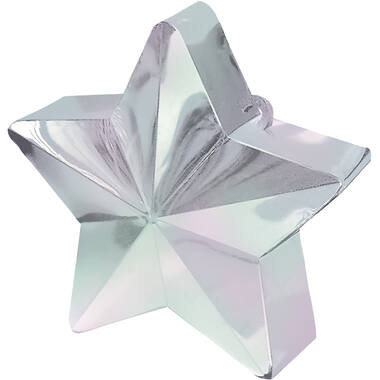 Balloon Weight Star Iridescent 142 g/5 oz