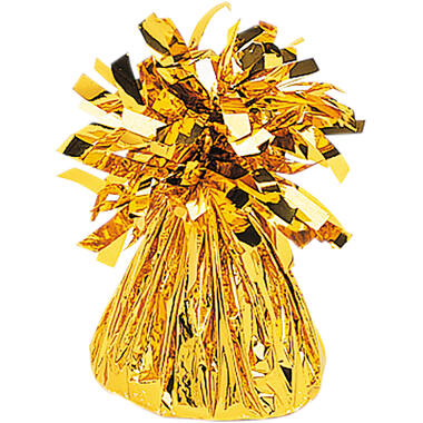 Balloon Weight Foil Gold 170 g/6 oz