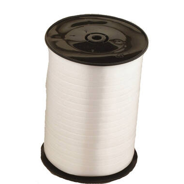 Balloon Ribbon White 500 m x 5mm