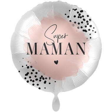 Standard Super Maman Foil Balloon round C40 packaged 43cm