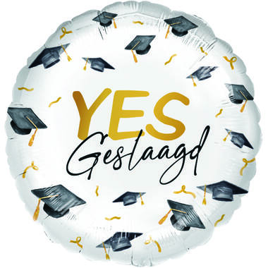 Standard - Yes Geslaagd! - DUT Foil Balloon RP40 Packaged 45 cm