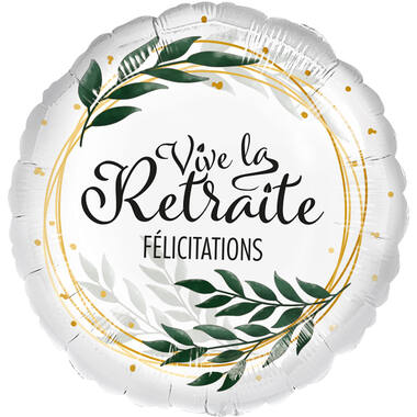 Standard - Viva la Retaite - FRE Foil Balloon Packaged 45 cm