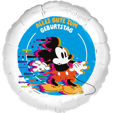 Foil Balloon - Mickey Mouse "ALLES GUTE ZUM GEBURTSTAG" - 45 cm