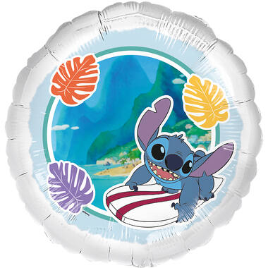 Foil Balloon - Stitch Surfer - 45 cm