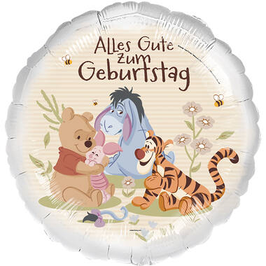 Foil Balloon - Winnie the Pooh "Alles Gute Zum Geburtstag"  - 45 cm