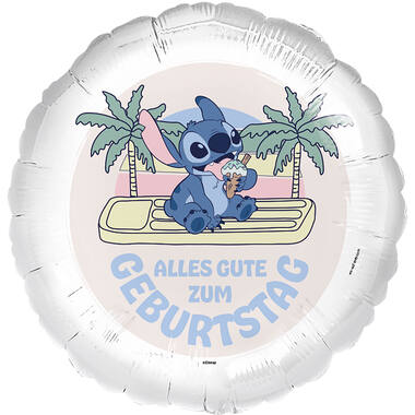 Foil Balloon - Stitch Ice Cream "ALLES GUTE ZUM GEBURTSTAG" - 45 cm