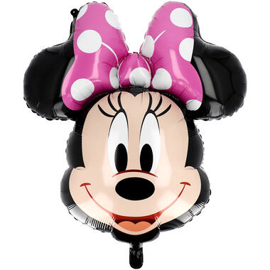 Foil Balloon - Shaped Minnie Mouse Head - 63 x 69 cm
