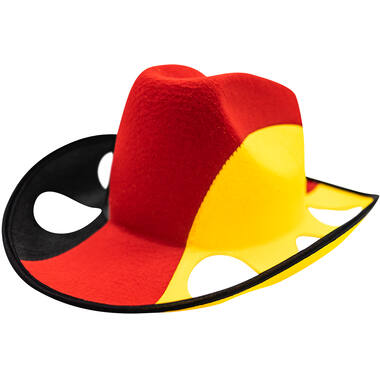 Beer hat in German flag colors