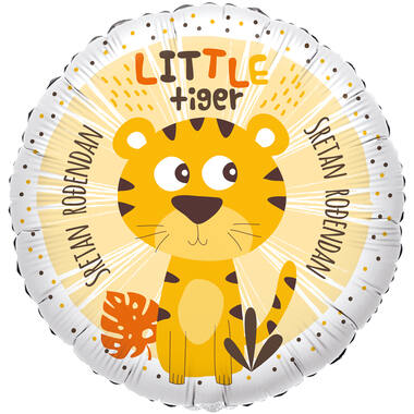Foil Balloon - "LITTLE tiger SRETAN ROĐENDAN" - Croatian - 45 cm