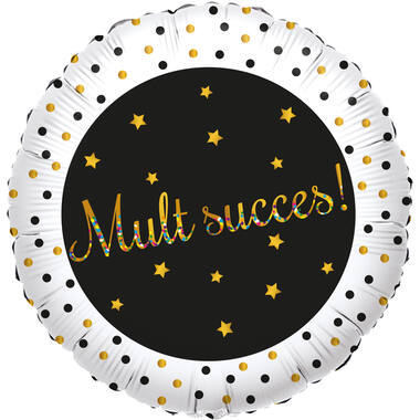 Foil Balloon - "Mult succes!" - Romanian - 45 cm