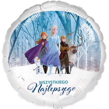 Foil Balloon - Frozen "WSZYSTKIEGO Najpelszego" - Polish - 45 cm