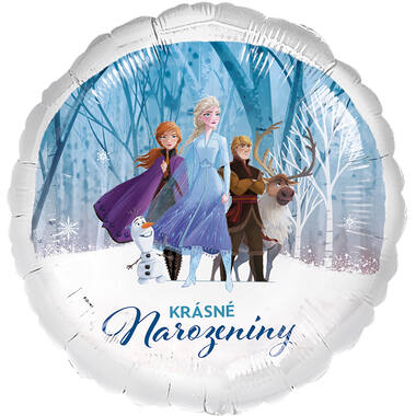 Foil Balloon - Frozen "KRÁSNÉ Narozeniny" - Czech - 45 cm