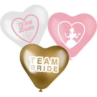 Latex Balloons - Disney Princess Hen Party - Heart-Shaped - 30 cm - 3 pieces
