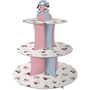 Cupcake Stand - Mickey&Minnie - Gender Reveal - 33 x 40,5 cm