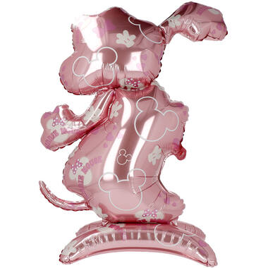 Standing Foil Balloon - Shape - Minnie Mouse - Gender Reveal - 85 cm